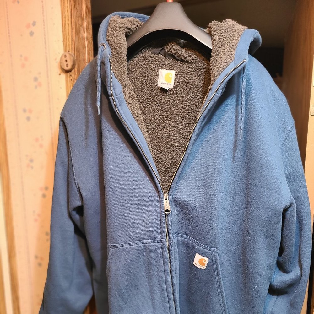 Carhartt Full Zip Sherpa Lined Hoodie XXL
